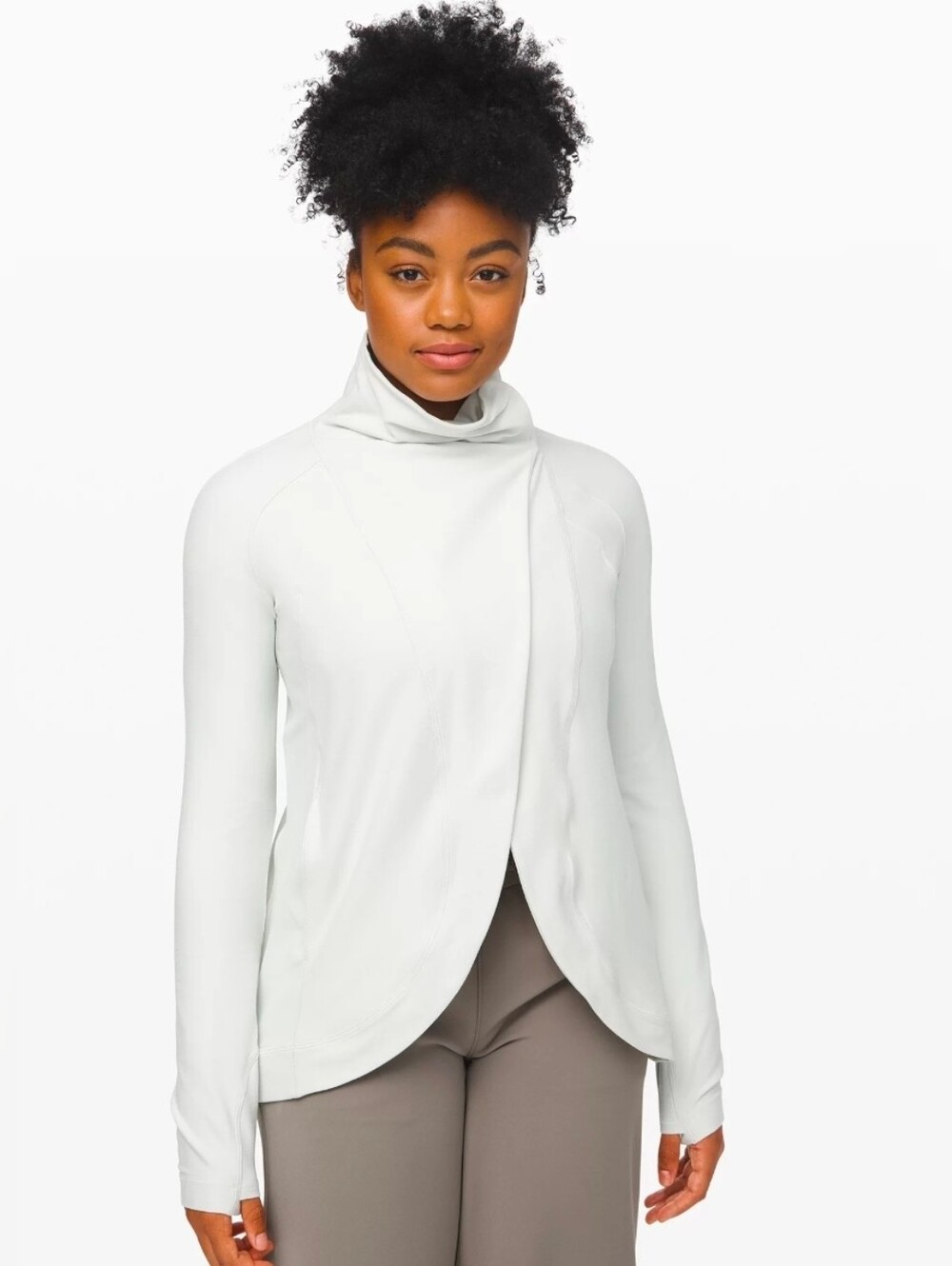 Lululemon Rulu Rally Wrap Heathered Ocean Mist Size 8 - Picture 2 of 8